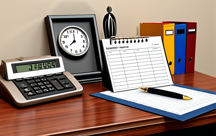**Image Prompt:** Organized lawyer's desk with prioritized task list, clock, and client file. Focus on efficiency and time management.