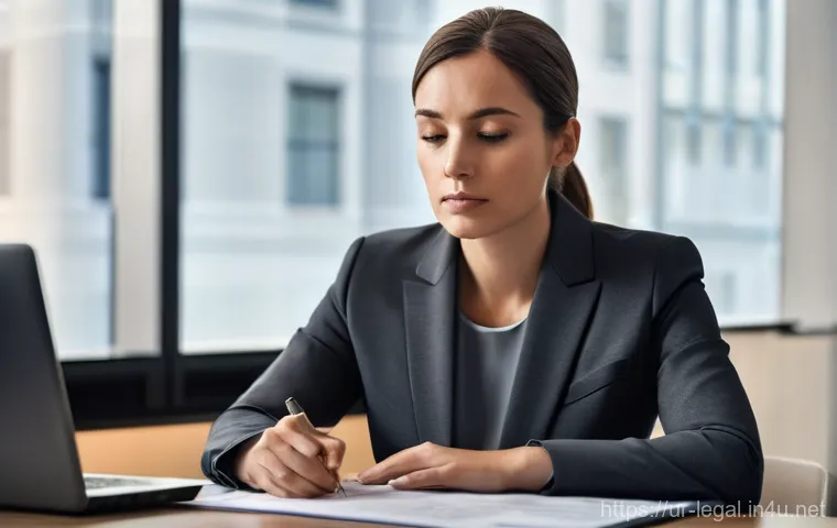 법률자문가의 핵심 업무 역량 - **Prompt 1: Building a Foundation of Trust and Support**
"A professional, empathetic female lawy...