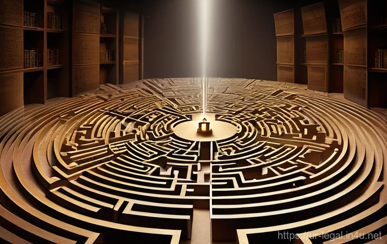 법률자문가의 법률적 리스크 분석 - The Legal Labyrinth: Seeking Guidance**
"A professional, diverse group of individuals (men and women...