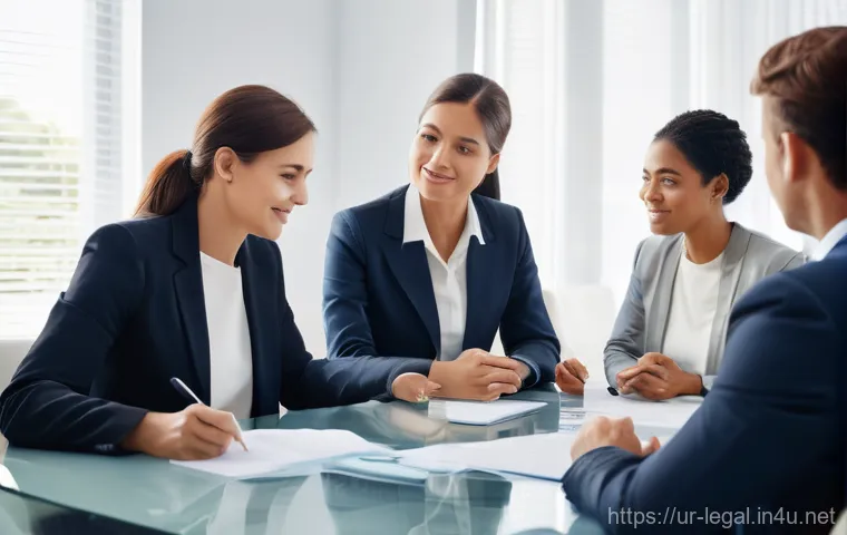 법률자문가의 이론과 실무 - **Prompt:** An optimistic and dynamic image portraying a diverse group of two to three entrepreneurs...