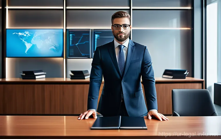 법률 자문가의 경력 관리 - Image Prompt 1: The Modern Legal Professional**