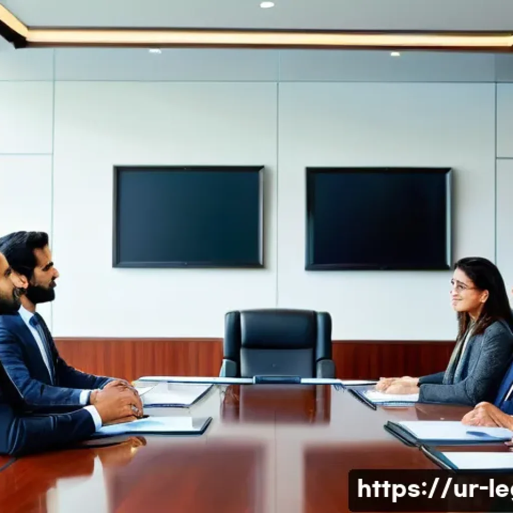 법률 자문가 자격증 종류 - **Prompt 1: Corporate Legal Expertise in a Modern Pakistani Setting**
"A diverse group of five l...