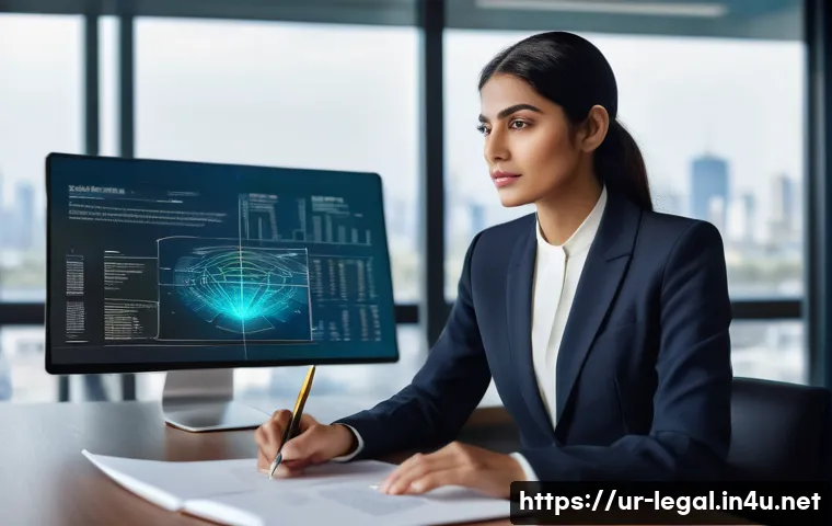 법률 자문가의 전문 지식 강화법 - **Prompt:** "A modern, professional Pakistani female lawyer in her mid-30s, dressed in a stylish and...